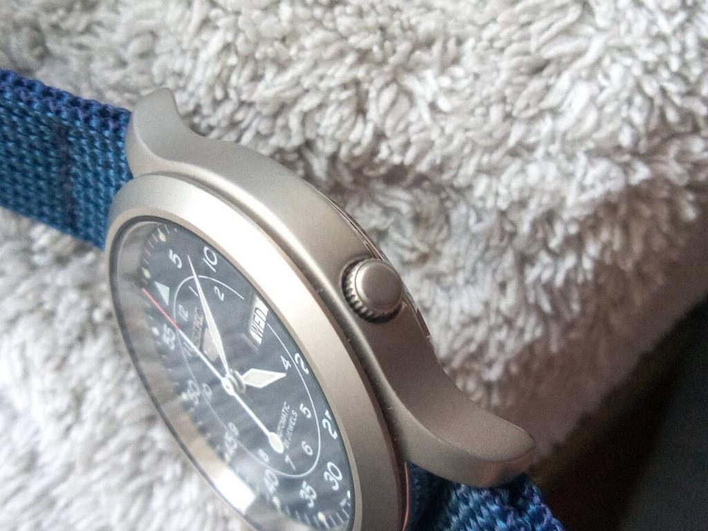 [USED]SEIKO 5 SNK807 Automatic Military Watch Navy Dial 7S26 Men’s Watch Excellent Condition