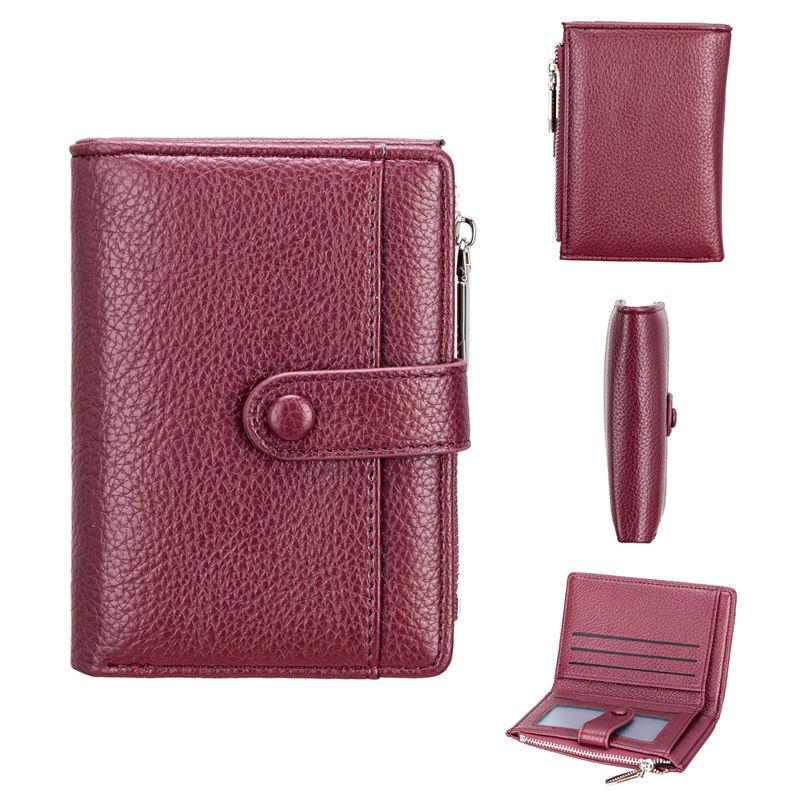 Baellerry Mini Wallets Purse for Men Women Fashion Hasp Short Card Holder Money Pack Coin Purses