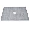 VEVOR Shower Curb Kit, 1828x1828mm Shower Pan Kit with 160mm Central Drain, Lightweight EPS Shower Installation Kits with 2 Waterproof Cloths