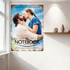 The Notebook Vintage Metal Tin Sign Rusty Frame Rain Scene Romance Movie Poster Wall Decor for Home Bar Cafe Man Cave Art Decora