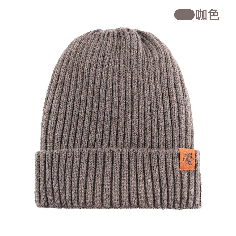 Winter Knitted Hat, Scarf, Gloves, Three-piece Set, Velvet, Thickened Warm Outdoor Riding, Knitted Hat