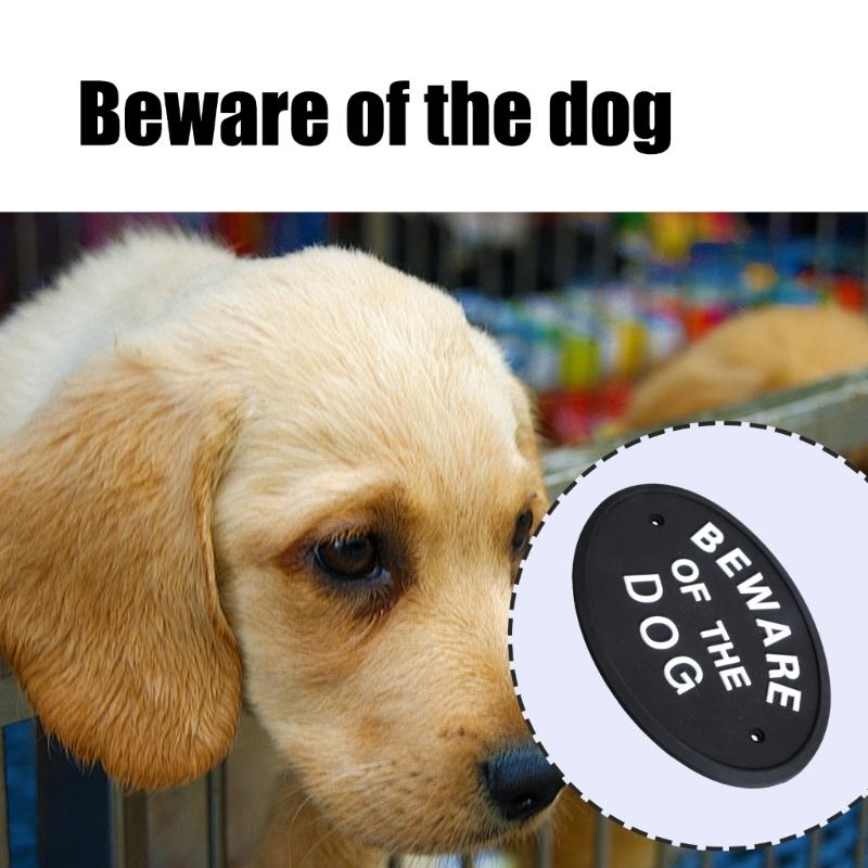 Beware Of Dog Signs Weatherproof & Long Service  Garden Warn Sign Decorative Warning Sign for Private Property Protections
