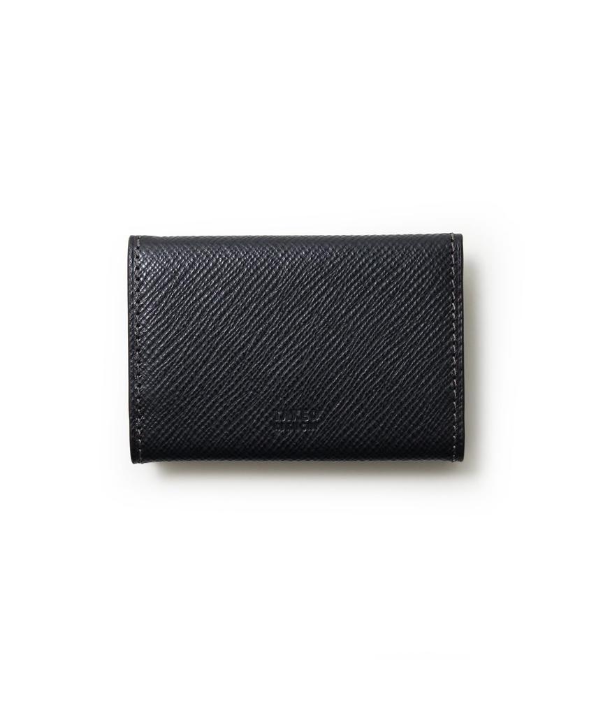 Takeo Kikuchi Panama Coin 729621 Purse, Black, No.