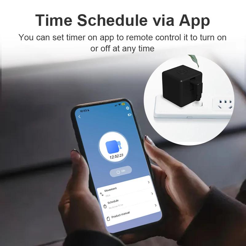 Tuya Zigbee Smart Fingerbot Switch Bot Remoter Garage Curtains Button Robot Pusher Need Gateway Support Alexa Google Home Voice