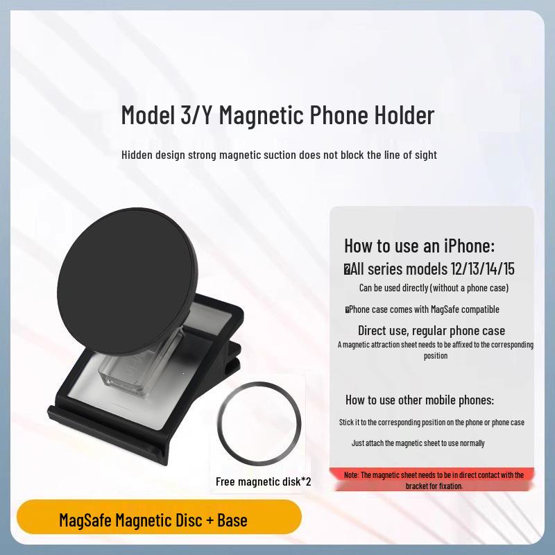 Supporto per Telefono per Interni Tesla Model 3/Y - Navigazione e Accessori
