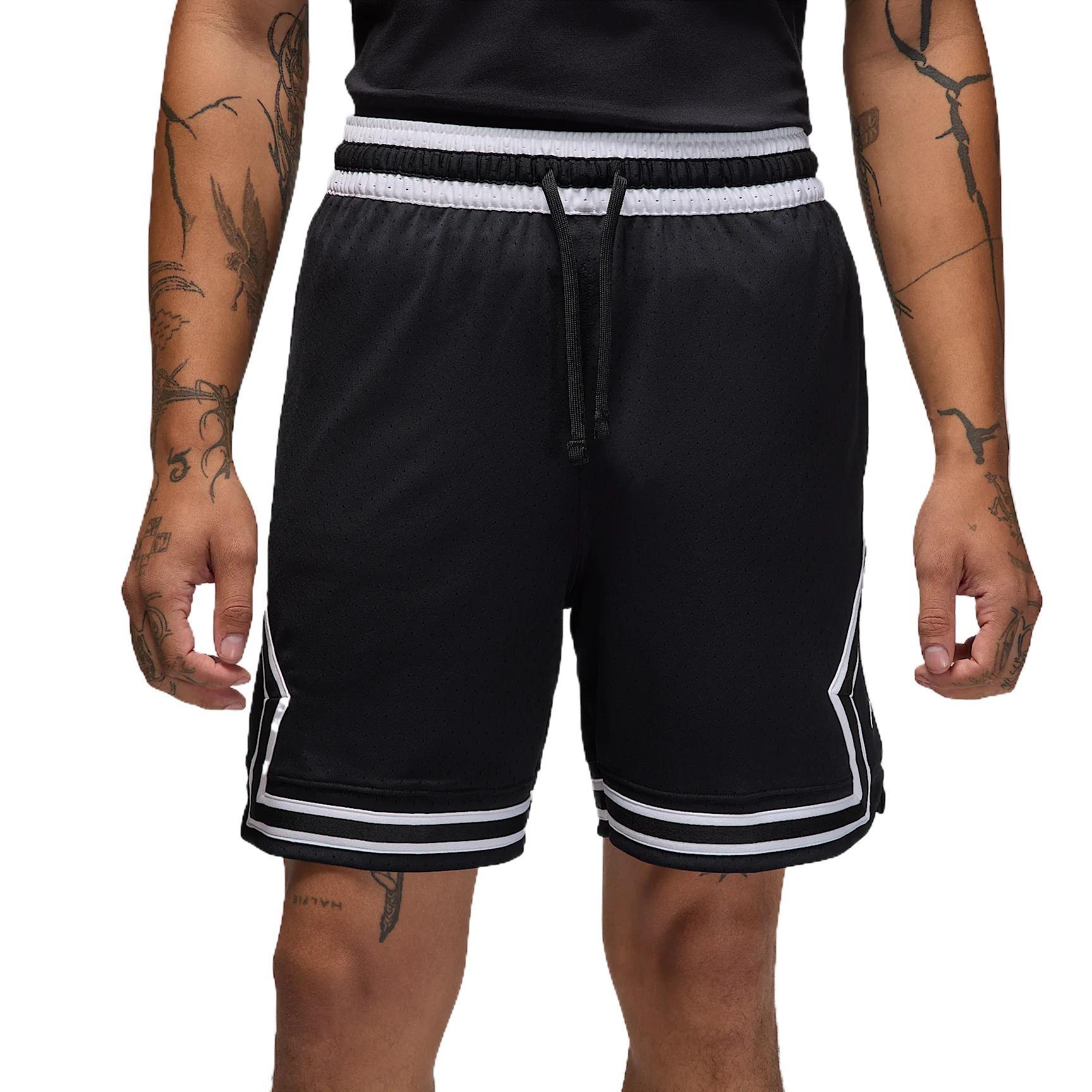 Air Jordan Sport Dri-FIT Mesh Diamond Shorts Black Men s HF9910-010 XL