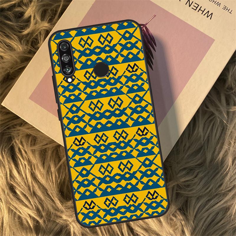 Ukraine Ornament Pattern For Huawei Nova Y90 Y60 Y61 Y70 Y72 Y73 Y91 3i 7i 8i 11i 12i 9 10 SE P20 P30 P40 Lite Case