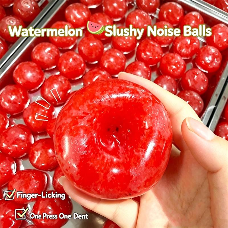 Handmade Watermelon Potato Slushy Squishy Toy Soft Slow Rebound Stress Relief Squeeze Toy Realistic Fruit Simulation Model Gift