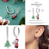 New Earrings 100% Genuine 925 Silver Women Hoop Earring Women's Wedding Engagement Girlfriend Wife Birthday Gift