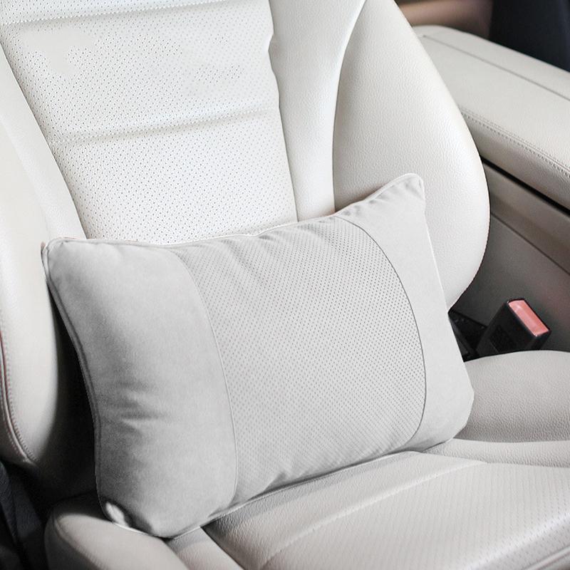 High-Grade Car Neck Pillow For Mercedes Benz Maybach - Breathable Hole Car Headrest Auto Lumbar Pillows Interior Accessories
