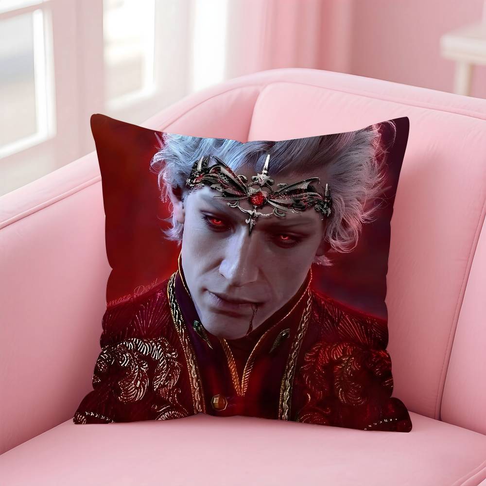 

Baldurs Gate 3 Астарион Наволочка Принтованная наволочка для гостиной, дивана, чехол для подушки и декор для спальни 12x12Inch