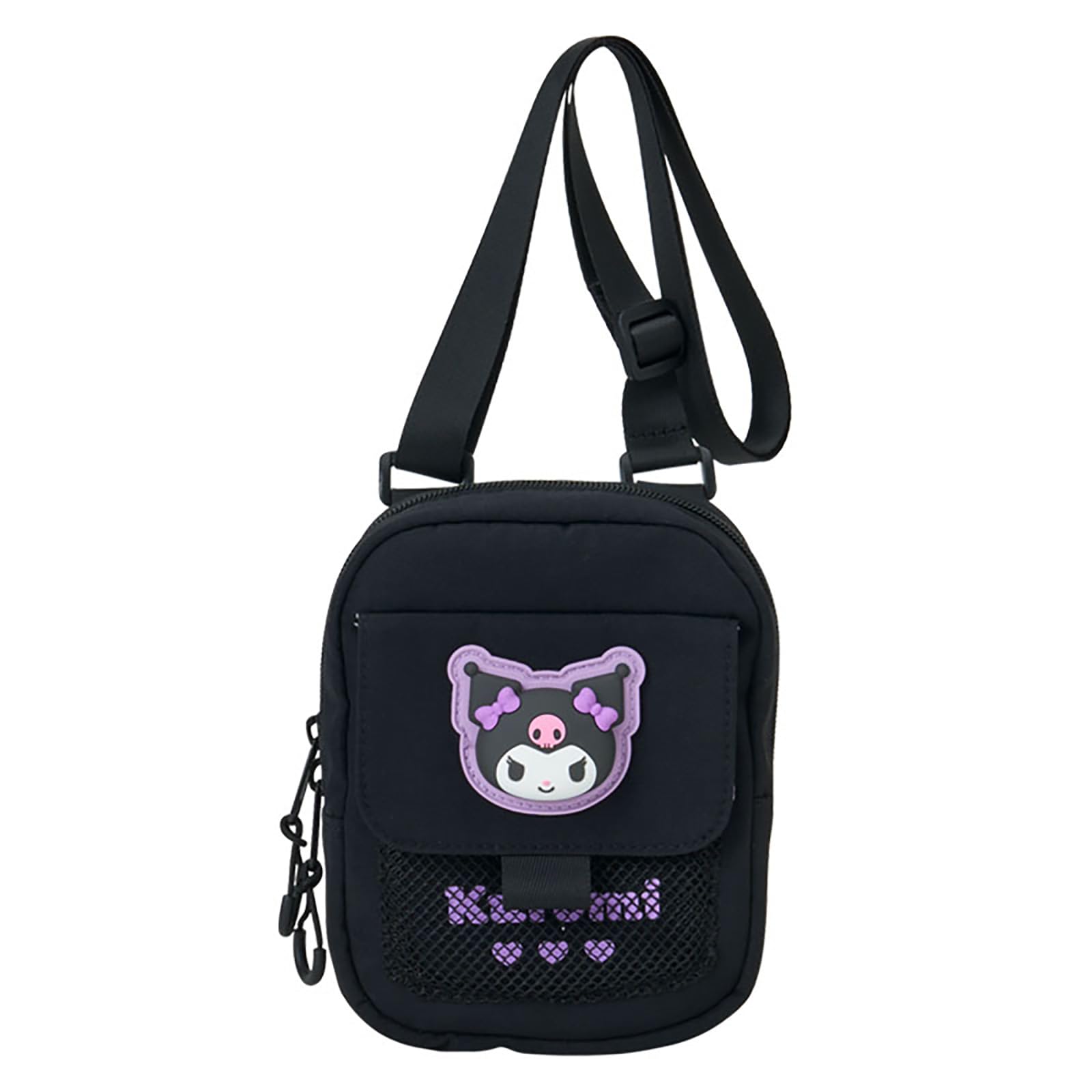 Sanrio Kids Shoulder Bag Kuromi Suitable for ages 6 and up 829781 - - -