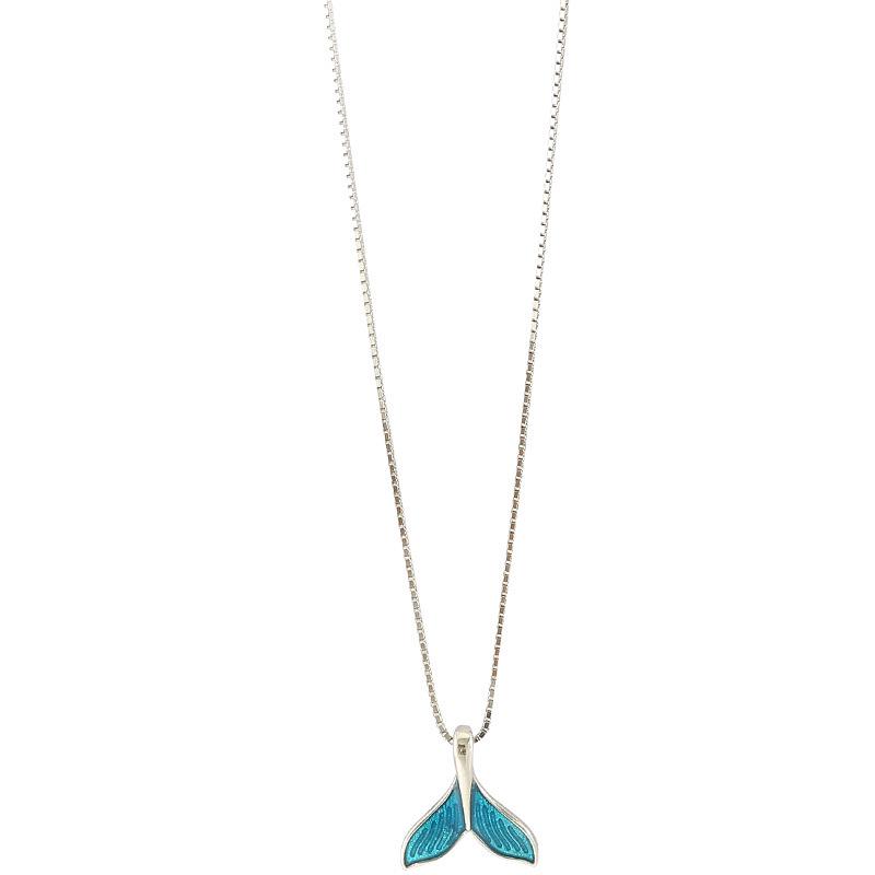 2023 Fishtail Necklace: Simple Dolphin Pendant Mermaid Chain for Women - Chic Collarbone Jewelry, Best Friend Gift