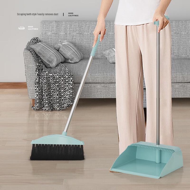 Household Foldable Broom and Dustpan Set