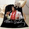 Elvis Presley Performance Blanket Warmthful Decor Suitable for Livingroom Office Bed for All Seasons Digital Print