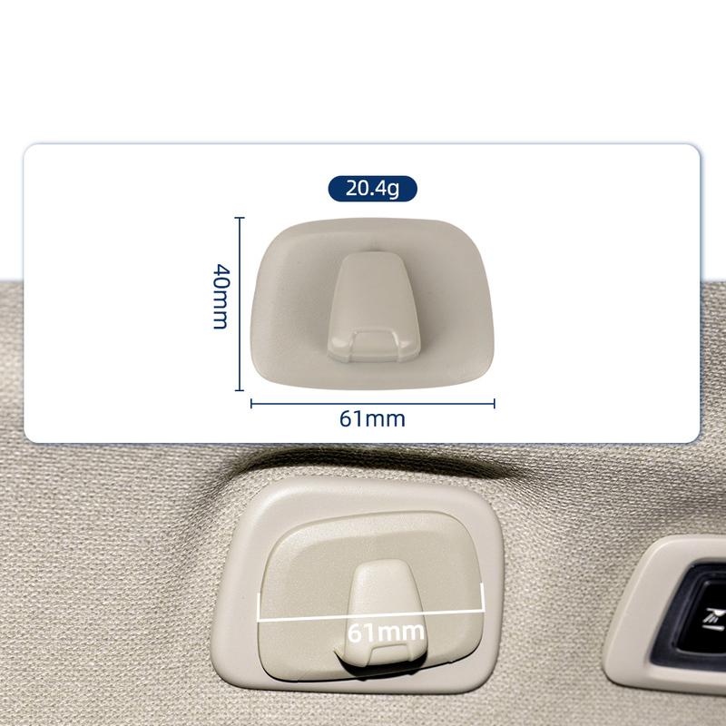 Ganchos Cabideiro Automotivo Preto/Bege Gancho Traseiro de Teto adequado para Volvo XC40 XC60 XC90 S90 V90 Acessórios para Carro