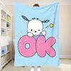 P-Pochaccoes Picnic Blanket Fluffy Soft Blankets and Throws Sofa Blankets for Bed Summer Comforter Bedspread on the Bed Anime &