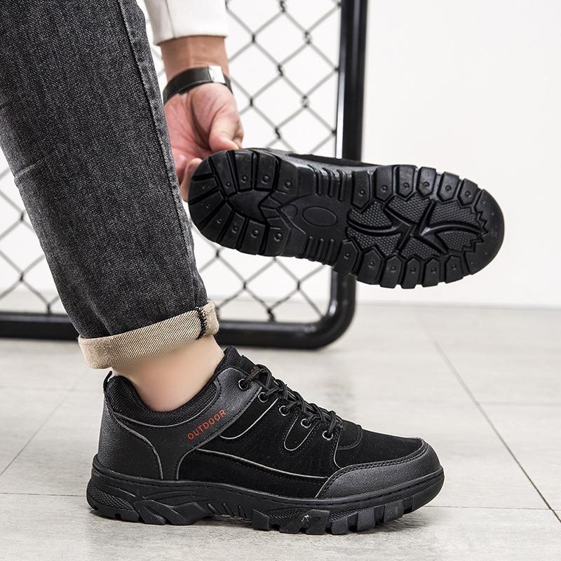 Cold Sticky Men's Shoes Leisure Travel Sports Shoes Hiking Outdoor Comfortable Hiking Shoes Waterproof Platform Tooling Shoes