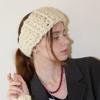 [29CM Pre-sale]_Wool 100% Handmade Crochet Wide Hairband _ Cream