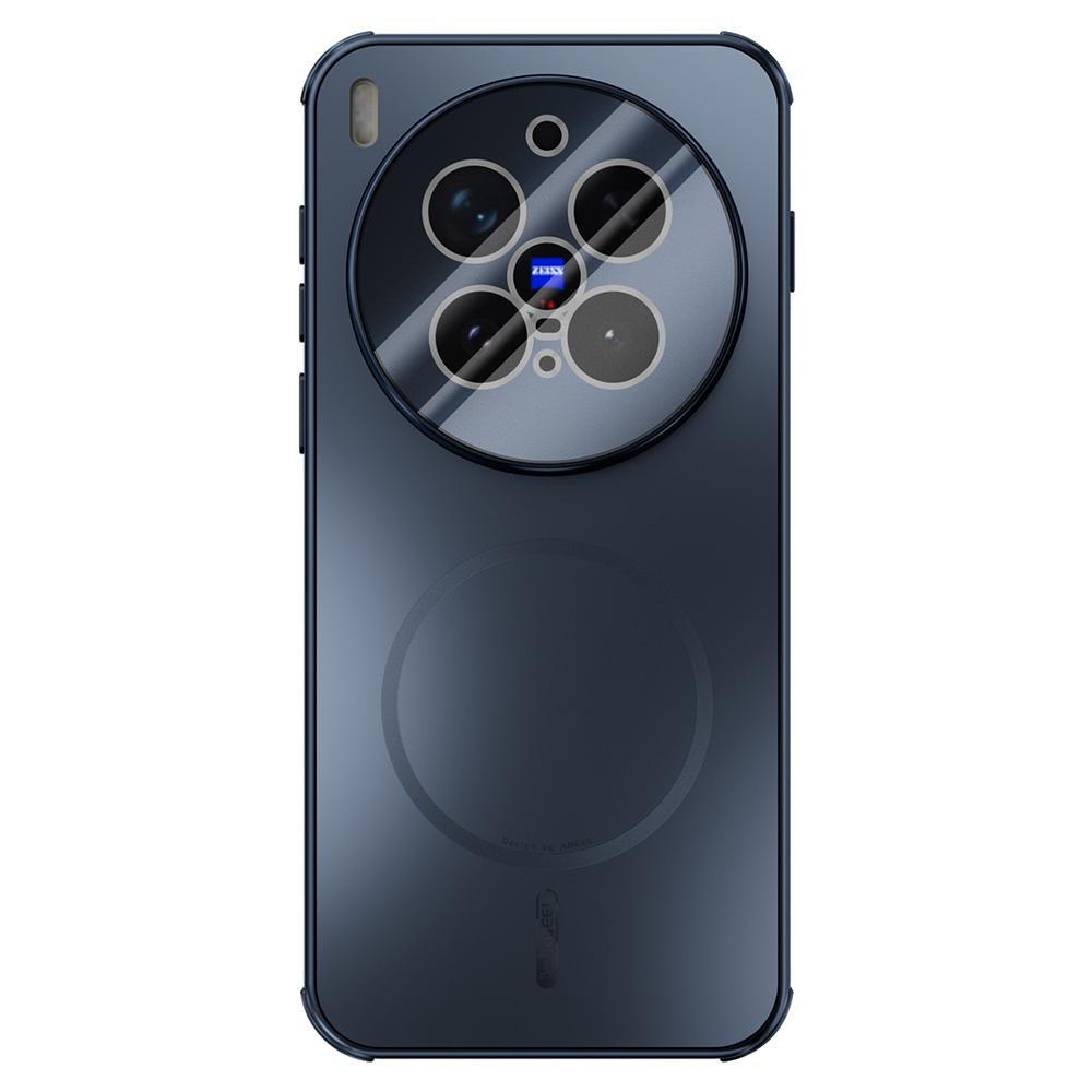 ABEEL For vivo X300 Pro 5G Magnetic Case TPU PC Cooling Matte Phone Back Cover with Lens Film