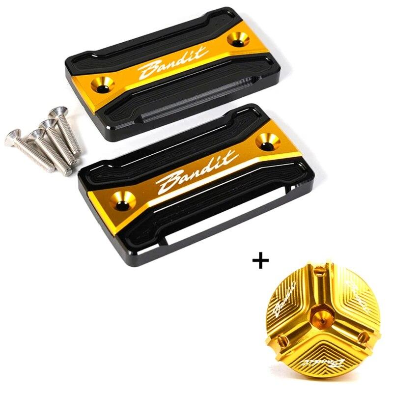 For SUZUKI BANDIT 650 GSF S650 Bandit 1250 S 1200/1200S Accessories Motorcycle Brake Fluid Reservoir Cover Engine Oil Filler Cap