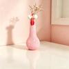 Cute Long Neck Chicken Figurine With Eyes Resin Mini Vase Home Decor Entryway Dining Living Room