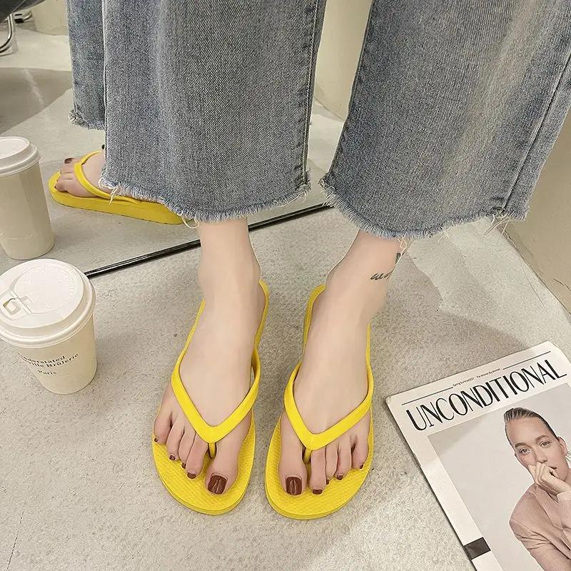 Fashion Outside Flat Slides High Quality Small Size Non Slip Women's Slippers and Ladies Sandals On Sale 2025 Luxury Vip Eva 39 Shoes