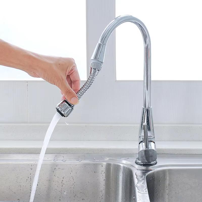 1/2 Stück 360 Grad Verstellbarer Wasserhahn Verlängerungsrohr Edelstahl Küchenarmatur Wasser für Badezimmer Küchenzubehör Zubehör