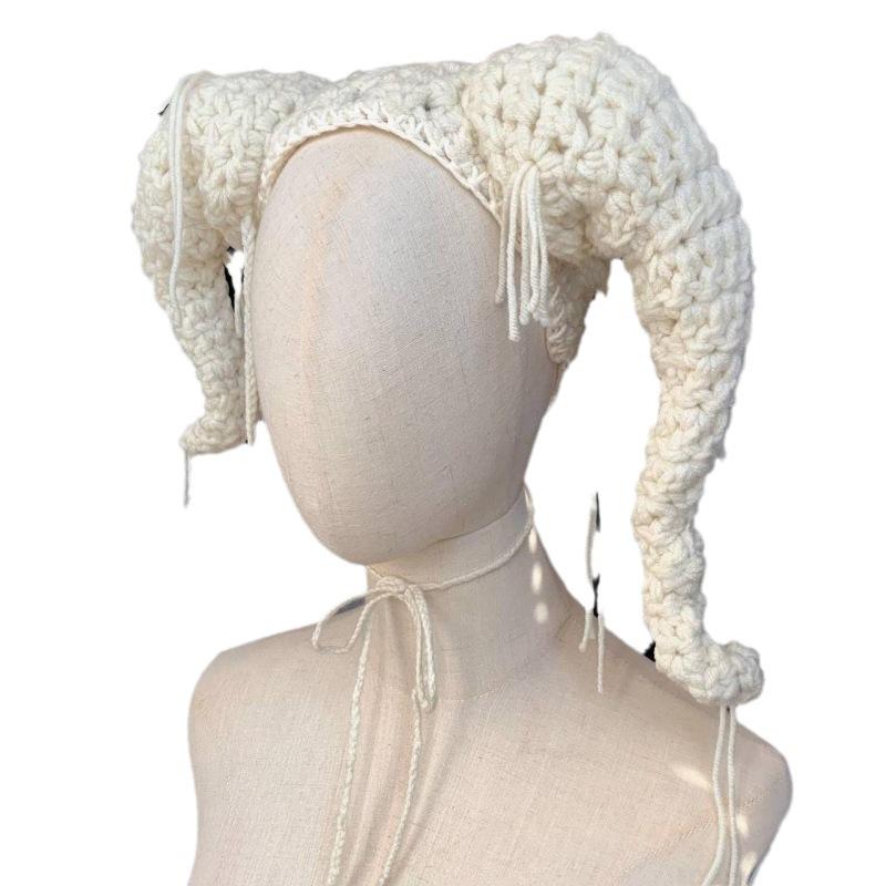 Ny ren handstickad volanghatt vuxen fiskarhatt fashionabel personlighetshatt