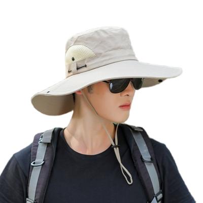 Protections Hat for Outdoor Fishing Beach Hiking Fishing Hats Sun Bucket Hats Wide Brim Summer Breathable Boonie Hat