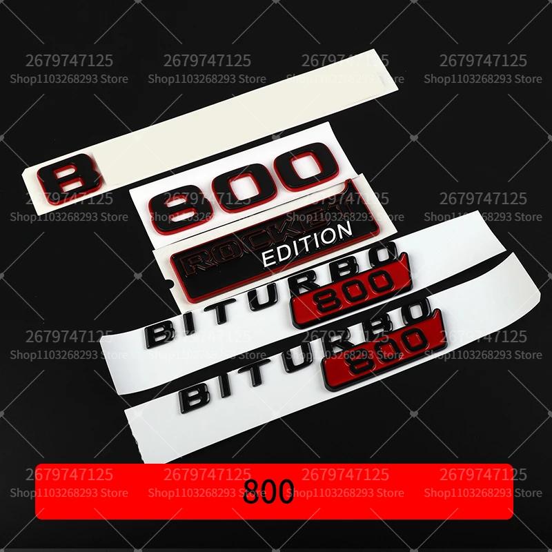 3D Color Block 800 900 700 Nameplate Badge Emblem Car Trunk Sticker for Mercedes Benz Brabus AMG W463 W464 G500 G63 Accessories