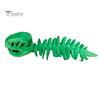 Costume di Halloween per Animali Domestici Piccoli, Costume da Scheletro di Dinosauro per Gatti, Abito con Cappuccio in Peluche, Abbigliamento Carino Spaventoso e Comodo per Gattini, Dolcetto o Scherzetto, Foto Divertente