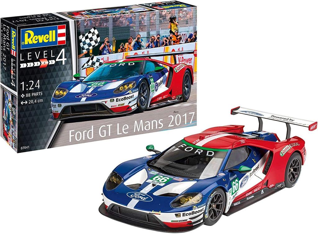 German Revell Ford GT Le Mans Plastic Model 07041 Gray RV07041 1/24