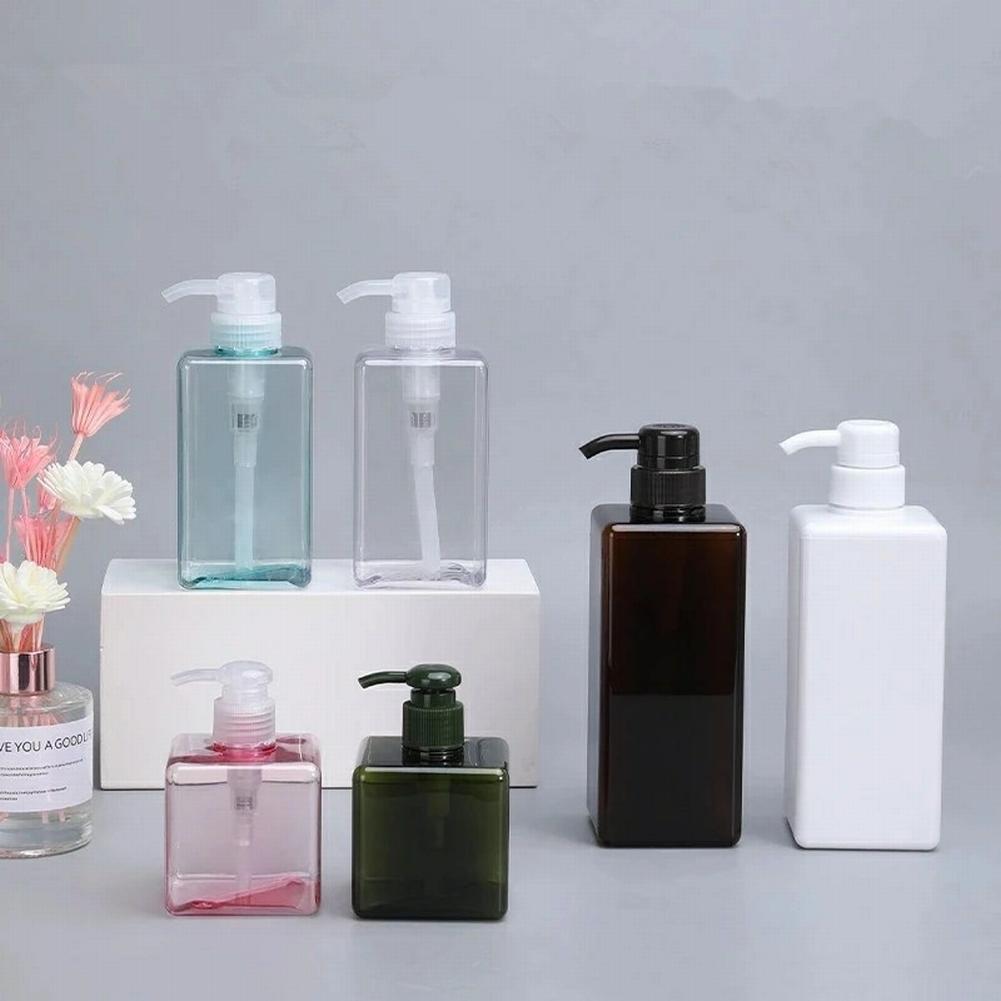 250ml 450ml 650ml Refillable Soap Liquid Dispenser Bottle BPA Portable Storage for Shampoo Conditioner Body Wash