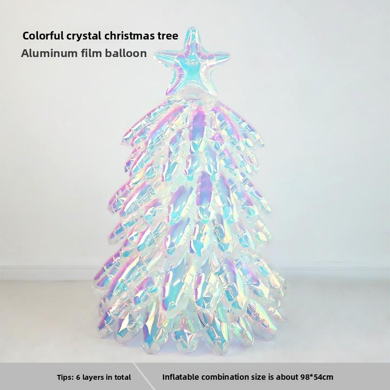 Large Crystal Christmas Inflatable Balloon Festive Decor For Holiday Celebrations