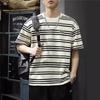 2024 Men's Plus Size Striped Short Sleeve Sailor T-shirt - American Casual