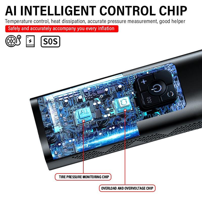 1Pcs Car Tire Inflator Smart Digital Inflatable Pump Emblem Accessories for SEAT Leon FR 5 6 MII Altea 5F Ibiza Toledo Cordoba Alhambra MK3