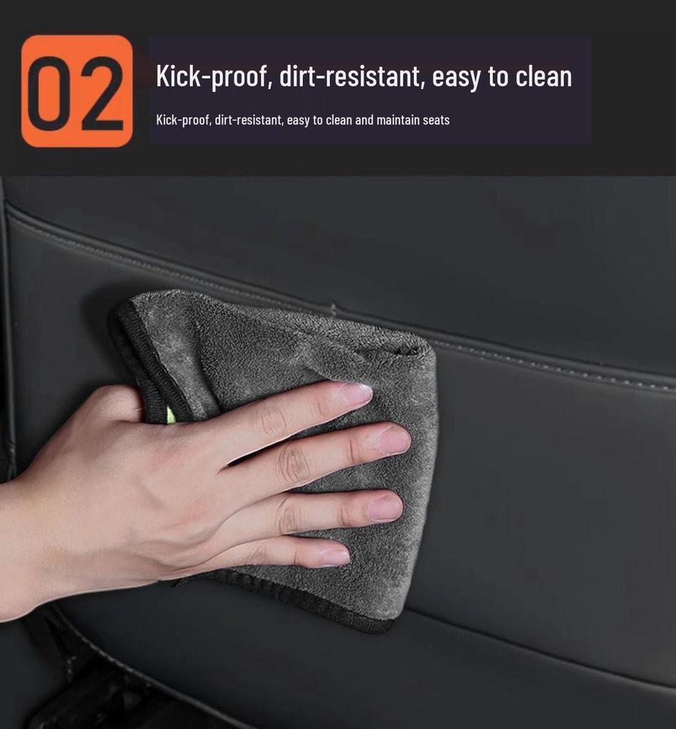 Rear Seat Anti-Kick Mats for BYD Models: Seal 06, Sea Lion 07, Han, Tang, Seagull, Yuan UP, Yuan Plus, Qin L