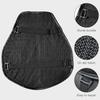 Motorcycle Gel Seat Cushion-Foldable Soft Pressure Relief Pad with Petal Ergonomic Design&3D Honeycomb Breathable Structure