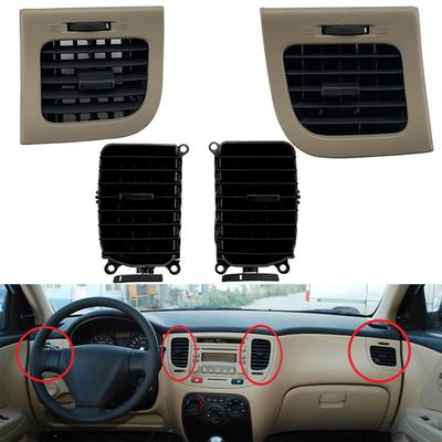 HUIYAN 1PCS Beige Brand New 1G973-80000 Duct Assy-Side Air Vent for KIA Rio 1G97410000 1G97420000 1G97370000 1G97380000
