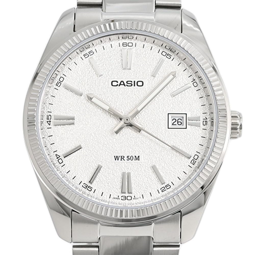 CASIO Analog Quartz STANDARD Silver White MTP-1302DA-7A