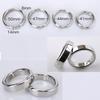 5 Sizes Stainless Steel Male Penis Ring Ball Scrotum Stretcher Ejaculation Delay Metal Cock Rings BDSM Sex Toys For Men Cockring