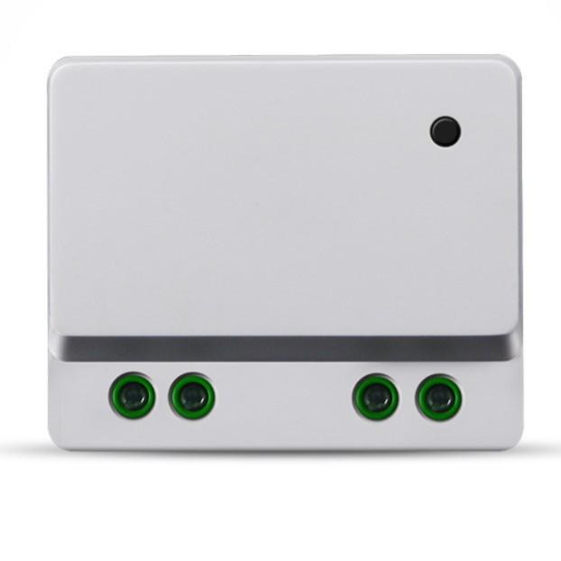 AC Remote Control Switch (110V/220V) with Black Remote & Round Adhesive Transmitter