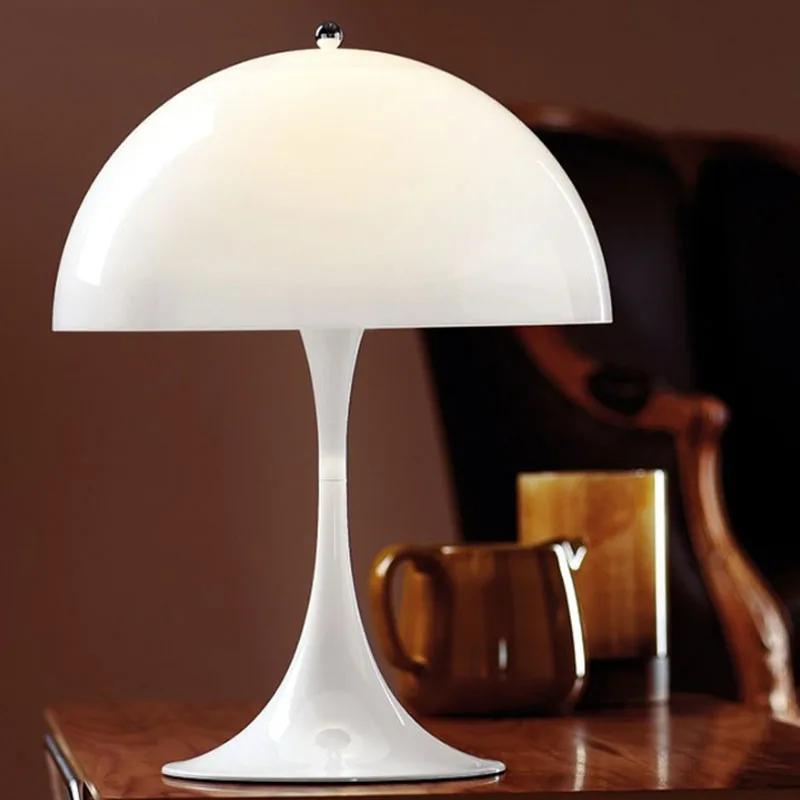 Creative Mushroom Bordlampe Soverom Nattbordslamper Moderne Minimalistisk Home Decor Skrivebordslampe Kontorstudie Leselysarmatur