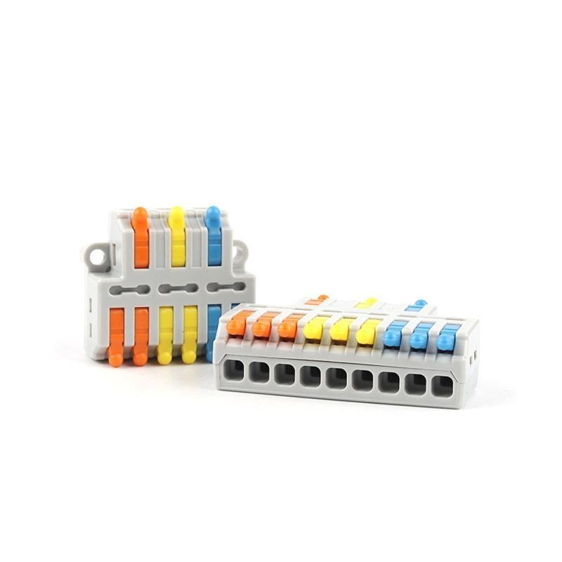 652F 3 in Multiple out Quick Wiring Connector Universal Splitter Wiring Cable Push-in