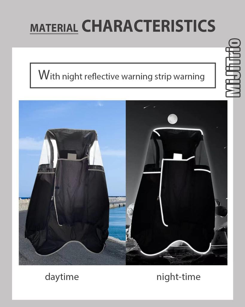 Dětská sedačka Pláštěnka na kolo Zadní 600D a Snadné Chladné počasí a Zahrnuje Úložnou kapsu na přední sedačce Sedačka, Nylon, Odolný, Prostorný,