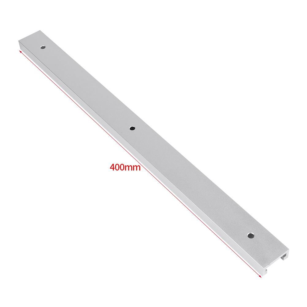 Aluminum Alloy T Track T slot Track for Woodworking Workbench Machines(400mm)