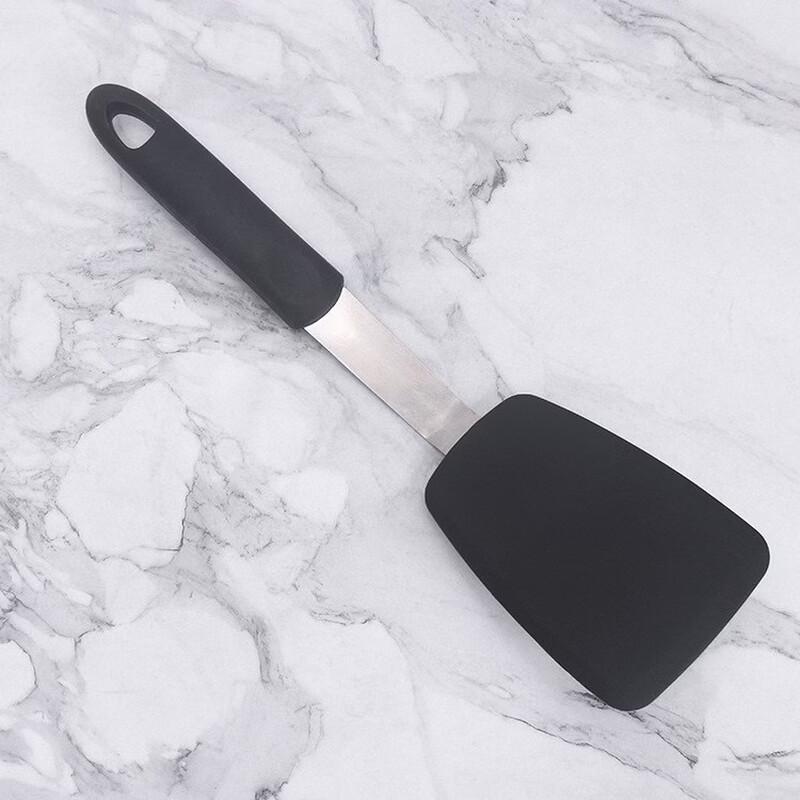 Oeny Silicone Small Frying Spatula Set