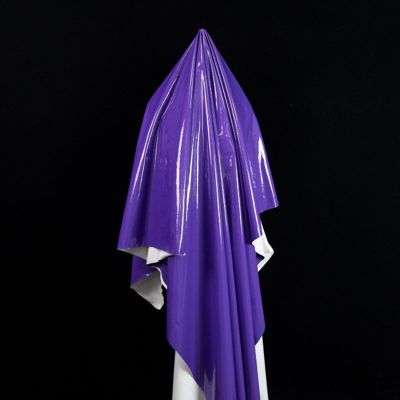 100/300cm Stretch Glänzendes Ledergewebe Elastisches Kunst-PU für DIY Nähen Kleid Rock Hose Kleidung Auto Kissen Bastelmaterial 100x140cm