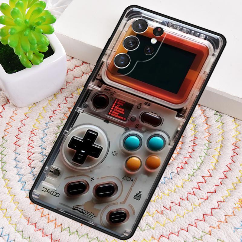 Retro Game Console TPU Phone Case For Samsung Galaxy Note 10 Pro S26 S25 S24 S23 S22 Ultra Plus S21 FE S20 Shockproof Cover